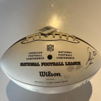 2007-2008 Chargers team signed football. GFA authenticated