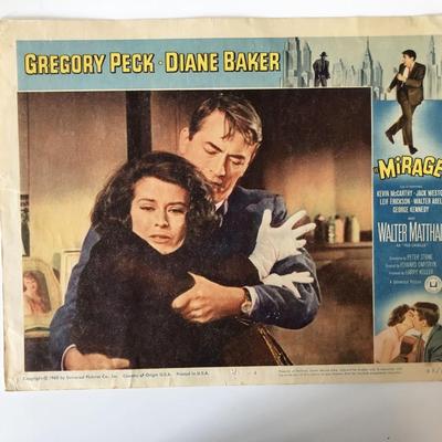 Mirage original 1965 vintage lobby card
