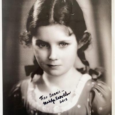 Showboat actress Marilyn Knowlden signed photo. 