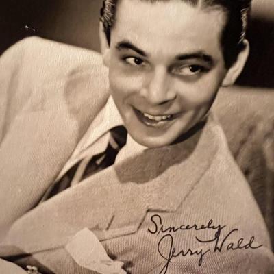 Jerry Wald signed photo