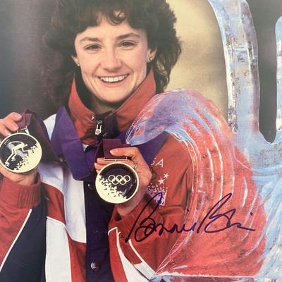 Olympian Bonnie Blair Signed Photo