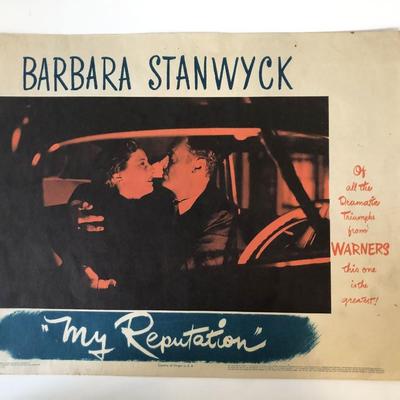 My Reputation original 1946 vintage lobby card