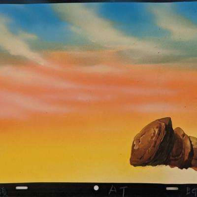 Original cartoon artwork sericel