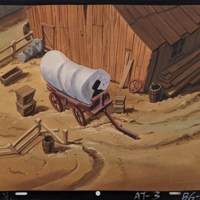 Original cartoon artwork sericel