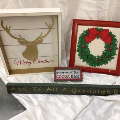 Holiday Sign Lot