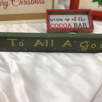 Holiday Sign Lot