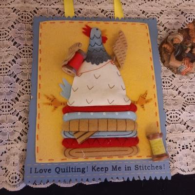 KNICK KNACKS WITH A QUILTING THEME