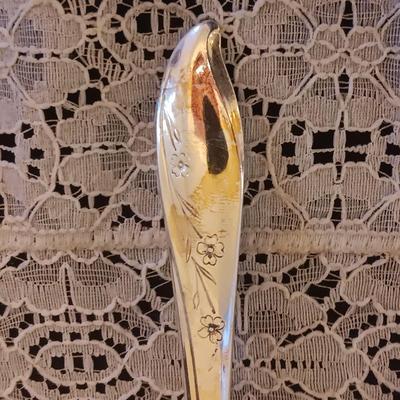 ROGERS BROS "SPRINGTIME" SILVER PLATE FLATWARE 16 PLACE SETTING W/SERVING PIECES