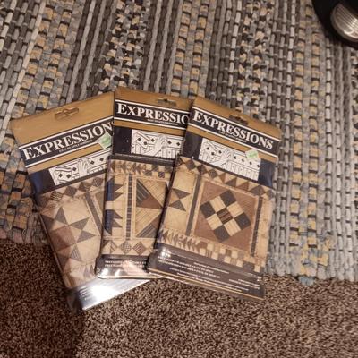 SMALL SIMPLE HUMAN WASTE CAN, WALL PAPER BORDER, THROW RUG AND MORE