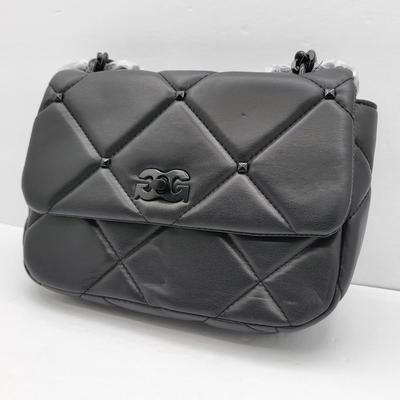 NWT Black Quilted Gilda Paris Handbag MSRP $159.00