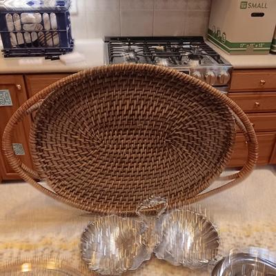 SILVER PLATE SERVING PIECES AND MORE
