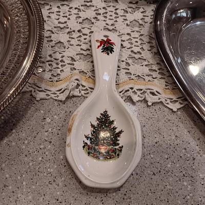 SILVER PLATE SERVING PIECES AND MORE
