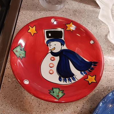CHRISTMAS SERVING PIECES