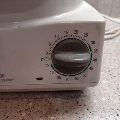 ELECTRIC STEAMER, ALADDIN CASSEROLE WARMER AND STORAGE CONTAINER