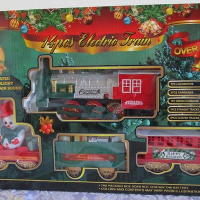 14-piece electric Christmas train 