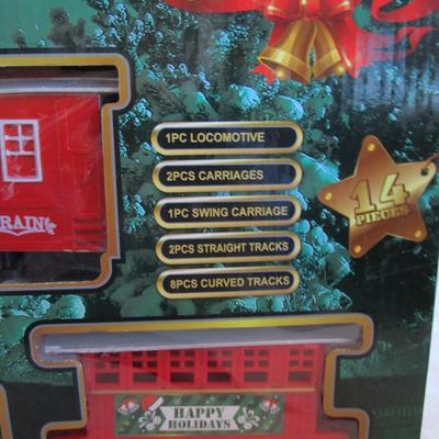 14-piece electric Christmas train 