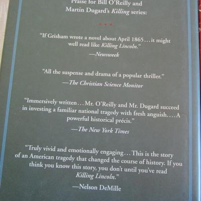 2 Bill O'Reilly novels, 1 Patricia Cornwell novel