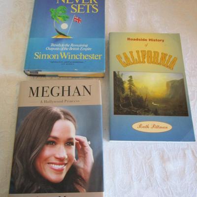 2 travel books, 1 biography