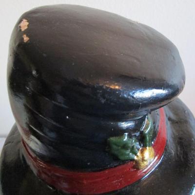 2 ceramic snowmen