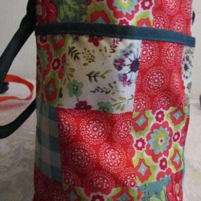Mini backpack with 2 zipper openings, 1 bag, 1 cooler bag