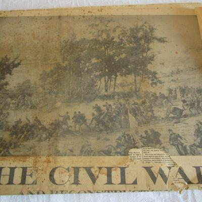 New York Times reprint of several dates during the Civil War and reconstruction
