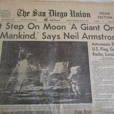 San Diego Union July 21, 1969