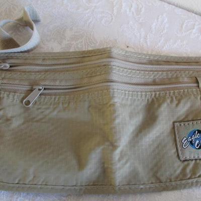 Eagle Creek waist belt pouch, emergency items