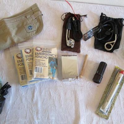 Eagle Creek waist belt pouch, emergency items