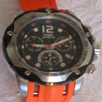 Invicta Speedway Swiss Ronda-FE Caliber Men's Watch 51 MM, orange (Model 20072)