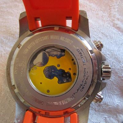 Invicta Speedway Swiss Ronda-FE Caliber Men's Watch 51 MM, orange (Model 20072)