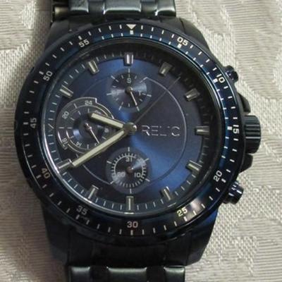 Relic Men's Heath Stainless Steel Watch