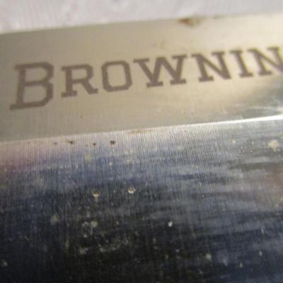 Browning model 388 satin finished recurved blade 