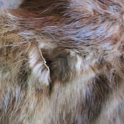 Vintage fur cape (?mink), Alaska Fur Co., J. Freidman, Springfield, Mass.