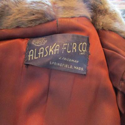 Vintage fur cape (?mink), Alaska Fur Co., J. Freidman, Springfield, Mass.