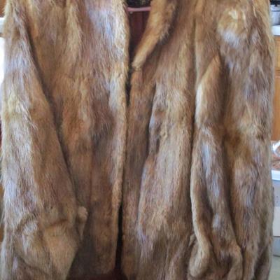 Vintage fur cape (?mink), Alaska Fur Co., J. Freidman, Springfield, Mass.