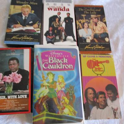6 VHS Video cassettes