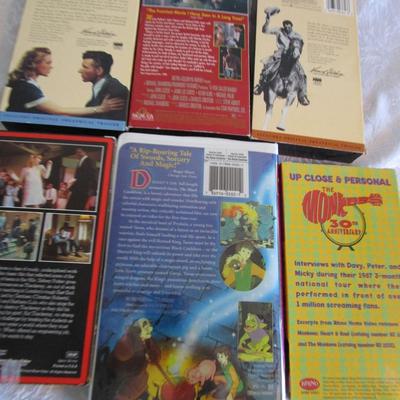 6 VHS Video cassettes