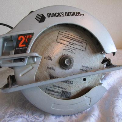 Back & Decker 2.18 HP circular saw