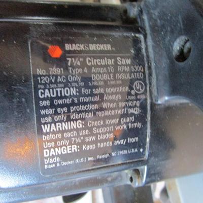 Back & Decker 2.18 HP circular saw