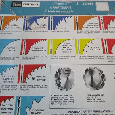 3 Circular saw blades-7", two circular saw sanding discs 7"
