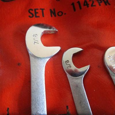 Wrench set in case, 22  ratchet offset kit