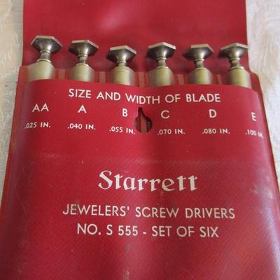 Jewelry screwdriver set