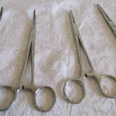 4 pr medical clamps