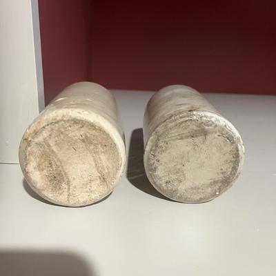 Antique Ginger Beer Stoneware Crockery Bottles (2LR-MG)