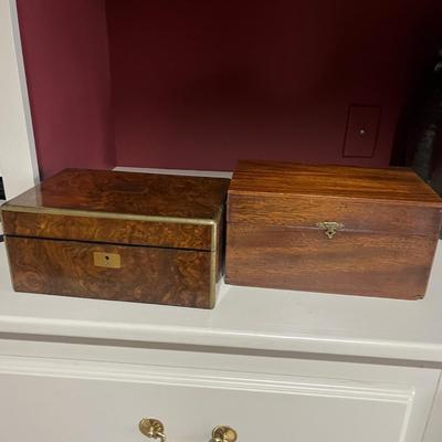 Two Wooden Jewelry Boxes (2LR-MG)