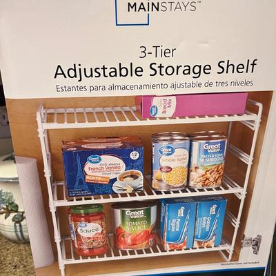 Lot New in Box Kitchen Items - Longaberger, Marble, Shelves etc.