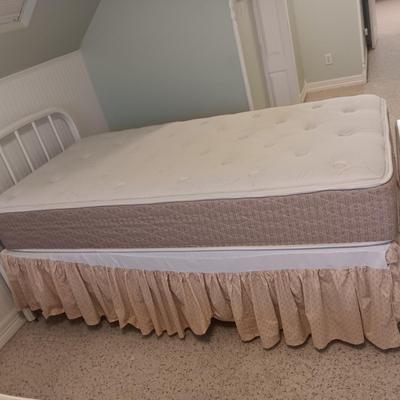 VINTAGE HOSPITAL BED FRAME WITH QUALITY TWIN SIZE MATTRESSES