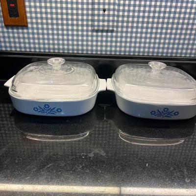 Pyrex, Corning Ware & Anchor Hocking: Blue Casserole Dish & More (2K-MG)
