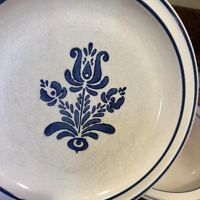 Big Lot Pfaltzgraff Blue Village China Set