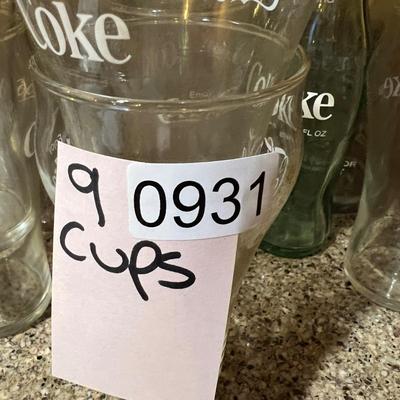 Vintage Coca-Cola Pepsi Glass Lot Coke